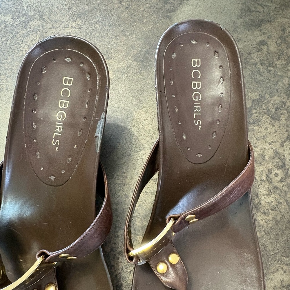 BCBGirls Dark Brown Sandals